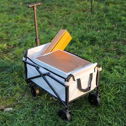 1pc, Cart Utility Wagon, Stool, Garden Storage, Rolling Storage Bin with Bench Seat and Interior Tool Tray