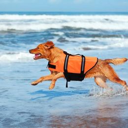 Dog Apparel Vest Puppy Preserver Flotation Swimsuit For Swim Pool Beach Boating
