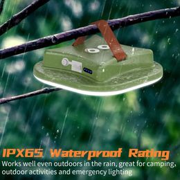 Maetff 80W Camping Lantern Strong Flashlights Portable USB Rechargeable Outdoor Hanging Tent Lamp With IPX65 Waterproof Gift Set 240327