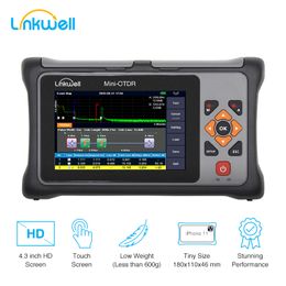 Active Fiber Live Test MINI OTDR 1550nm 22dB Optic Fiber Reflect Touch Screen Event Map Ethernet Cable Tester Equipment SM