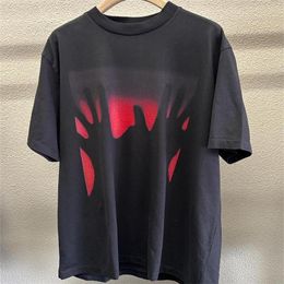 New Washed Tee T-Shirt Men Women 1 Quality Summer Style Oversize Loose Print Black T Shirt