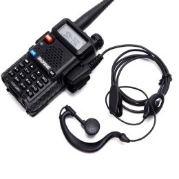 Two Way Ham radio Hanging ears Microphone Headset Walkie Talkie Earpiece earphone Headset for BaoFeng UV5R series Walkie Talkie