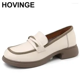 Casual Shoes Women Real Leather 2024 Spring Loafers Woman'S Flats Footwear Size 34-43