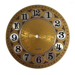 Wall Clocks 180mm DIY Quartz Clock Dial Face Metal Design Table For Bedroom Living Room