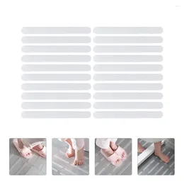 Bath Mats 20 Pcs Bathroom Non-slip Stickers Non-skid Strips Safety Shower Tread Pool Anti Bathtub White Self-adhesive Anti-Slipping