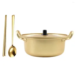 Double Boilers Instant Noodle Pot For Cooking Sauce Pan Pots Noodles Tool Soup Holder Ramen With Lid