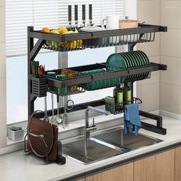 Kitchen Storage AOLIVIYA Official Sink Shelf Countertop Dish Rack Multi-Function Knife Anvil