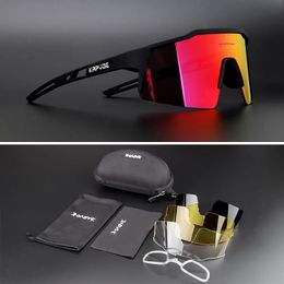 Kapvoe Polarised Cycling Goggles Women Men Bicycle Eyewear Road Bike Protection Glasses Windproof Outdoor Sport Sunglasses240328