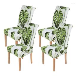 Chair Covers Stretch Removable Washable Kitchen Protector For Dining Room El Green