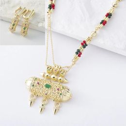 Necklace Earrings Set Women's Jewelry Wedding Accessories Traditional Clothing Party Gifts