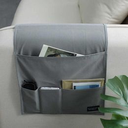 Storage Bags Bag Bedside Caddy Anti Slip Space Saving Sundries Organiser Solid Sofa Armrest Large TV Remote Multifunctional Magazines