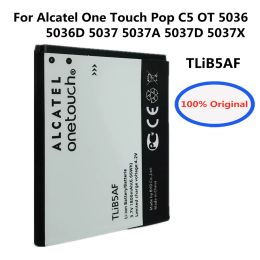 New 100% Original TLiB5AF 1800mAh Battery For Alcatel One Touch Pop C5 OT 5036 5036D 5037 5037A 5037D 5037X Mobile Phone Bateria