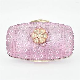 Evening Bags Shiny Crystal Shoulder For Women 2024 Luxury Rhinestone Clutch Purses And Handbags Designer Fashion