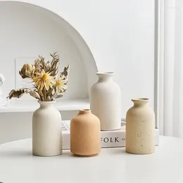 Vases BoyouSmall Bud Vase Ceramic Flowerpot Nordic Mini Modern Art Tabletop Living Room Kitchen Decoration Accessories Dried Flower