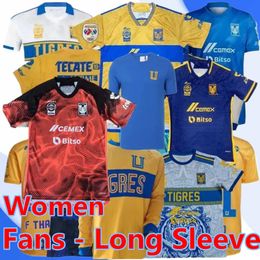 S-4XL 2023 24 Tigres de la UANL Soccer Jerseys GIGNAC LOPEZ D. REYES PIZARRO AQUINO L. QUINONES THAUVIN Home Away 3rd Special Commemorative Long sleeve Football Shirts