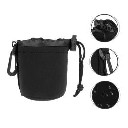 1pcs Camera Lens Bag Photography Lens Pouch Neoprene Waterproof Backpack Drawstring Protector Case for Most Digital SLR Camera