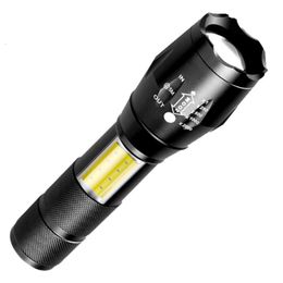 New LED Strong Cob Side Light Multi Functional Emergency Outdoor Mini Portable Rechargeable Flashlight 106055