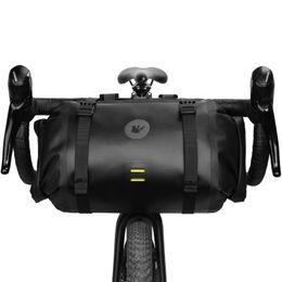 Rhinowalk Bicycle Bag Waterproof Big Capacity Handlebar Bag 1 or 2-piece Front Tube Cycling Bag MTB Frame Trunk Bike Accessories