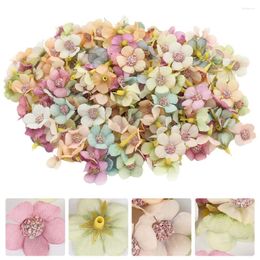 Decorative Flowers 50 Pcs Simulation Silk Flower Head Decor Garland Wedding Decors DIY Wreath Accessories Supplies Peony