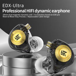 EDX Ultra Dynamic In-Ear Monitor Earphone Noise Cancelling HiFi Earbuds 3.5mm Plug Stereo Earphone for Music Sport Game