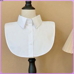 Female Lace Fake Collars Blouse Vintage Detachable Shawl Men Adjustable False Collar Versatile Half-length Shirt Accessories