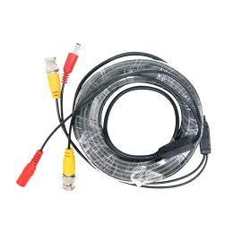 2 IN 1 AHD CCTV Camera Video Cable 5M/10M/15M/20M/30M/40M Output Power Supply 2 IN 1 Security Camera BNC Cord for Analogue Camera