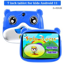 Android 11 Learning Tablet for Kids 7 Inch 2GB 32GB Kids Tablet Toddler Educational Toy Gift for Children HD Dual Cameras