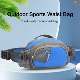 Sports Waist Bag Running Belt Bum Purse Sling Pack Women Men Waterproof for Cycling Running Hiking Fanny Pack with Bottle Holder