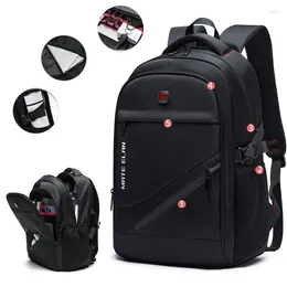 Backpack Fashion Men's Waterproof Travel Notebook Laptop 15.6 Inch Male School Bag Build Mochila For Teenager