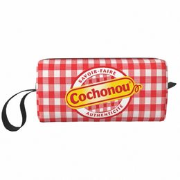 custom Cochou Sauciss Sausage Toiletry Bag for Women Makeup Cosmetic Organiser Ladies Beauty Storage Dopp Kit Case L3aL#