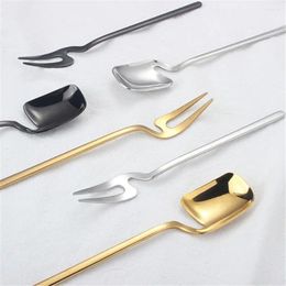 Coffee Scoops Wall Hanging Spoon Or Fruit Forks Ice Cream Spoons Teaspoon Dessert Stirring Tableware