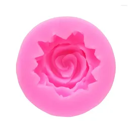 Baking Moulds 2pcs/set 3D Silicone Rose Cake Mold Mini 3.5cm Fondant Candy Sugarcraft Chocolate Mould Decorating Tools