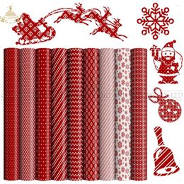 Window Stickers Lucky Goddness 9 Pcs Red Infusible Transfer Ink Sheets 12" X Christmas Sublimation Paper For Cricut Joy