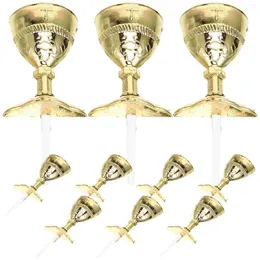 Wine Glasses 10 Pcs Holy Grail Insert Party Supplies Decor Decorate Religion Ornaments Bible Decors Decorations Plastic