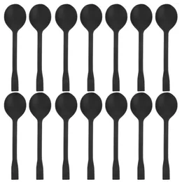 Disposable Dinnerware 100 Pcs Spoon Cake Flatware Tasting Spoons Tableware For Ice Cream Party Bulk Dessert Sample