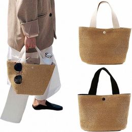beach Straw Shoulder Menger Bag Women Bohemian Summer Woven Rattan Bucket Shoulder Handbag Handmade Crossbody Bags For Women 51oz#