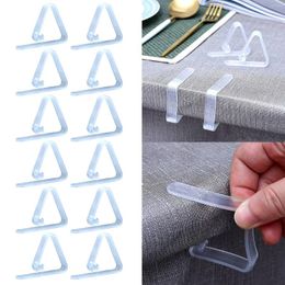 Table Cloth 12 Pieces Transparent Clear Tablecloth Clips Plastic For Workbench Towel Bar