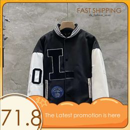 Varsity Jacket Men Baseball Jacket Luxury Jacket Leather Embroidered Reflective Coat Casual Plus Size Letter Windbreaker Yellow Black White Autumn Winter 374