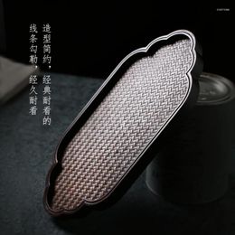 Teaware Sets Single-Layer Xiangyun Song Mat Tea Tray Heavy Bamboo Pot Office Woven Saucer Table Ceremony