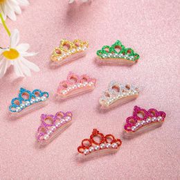 Dog Apparel 5Pcs Crown Hair Clips Mixed Hairpin Pet Princess Cute Cat Small Dogs Grooming Cats Supplies