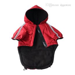 Dog Apparel Soft And Warm Dogs Hoodie Designer Doggy Face Sweater Pet Winter Coat Jacket Cold Weather Clothes For French Bldog Xl Drop Dhh3K