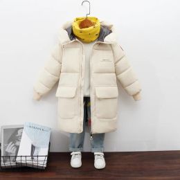 NOVOS MENINOS ROODOS MENINAS Rouse de inverno Casacos Jackets Baby grossa Parka Long Kids Afform.