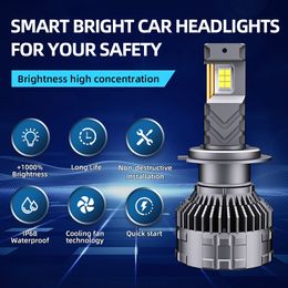 500000LM LED Headlight H7 LED Canbus 800W H4 H11 Bright Car Bulbs HB3 9005 HB4 9006 H8 9012 HIR2 Car Headlight Bulb Fog Light