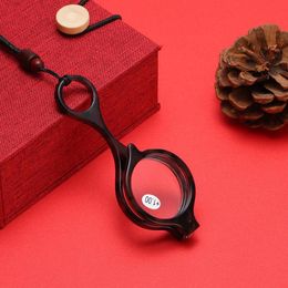 Foldable Pendant Reading Glasses Magnifier Portable Prevent Loss Round/Cat Eyes Necklace Prebyopia Spectacles Send With Chain