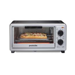 Proctor Silex 4-piece Countertop Toaster Multifunctional with Baking, Toast, Oven, 1100 Watts, 30 Minute Timer Automatic Shutdown Function, Including Chassis