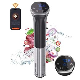 Upesitom Sous Vide Hine, 1100W Upgraded WIFI Vacuum Ultra Quiet Working Pot Immersion Circulator with Recipe (including Application), Accurate Temperature,