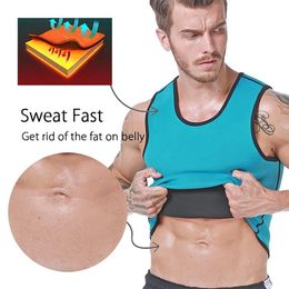 Waist Trainer Vest Slimming Belt Belly Men weight loss Vest Body Shaper Neoprene Fat Burning Waist Shaperwear Sweat Corset