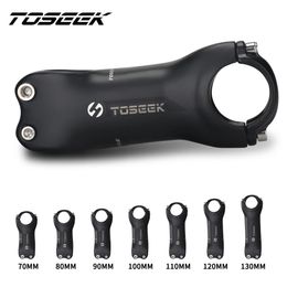 TOSEEK Carbon MTB Bike Stem 617 Degree 318mm Handlebar Power Riser Black Matt Moutain Road Bicycle Bar Holder Cycling Parts 240325