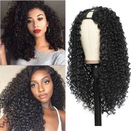 Wigs 1630 Inch Synthetic Glueless V part Wigs for Black Women Curly V Part Synthetic Wig Daily Use No Glue No Sew