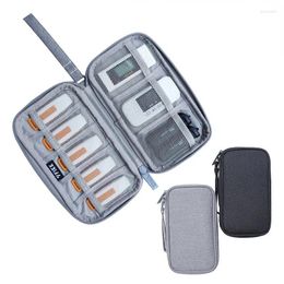 Storage Bags Mini USB Flash Drive Earphone Cable Case Digital Storge Bag U Disc Travel Memory Card Organiser